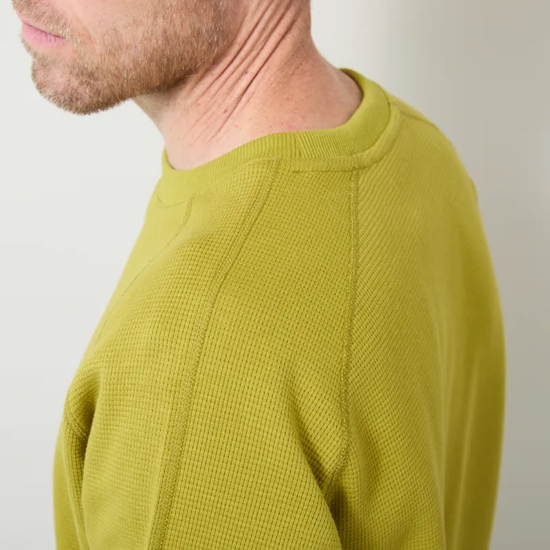 Mellow Clo Everyday Waffle Long Sleeve Persian Lime-3