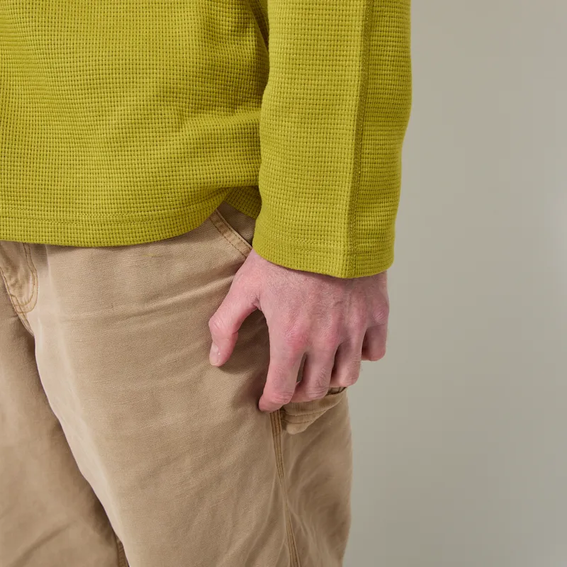 Mellow Clo Everyday Waffle Long Sleeve Persian Lime-8