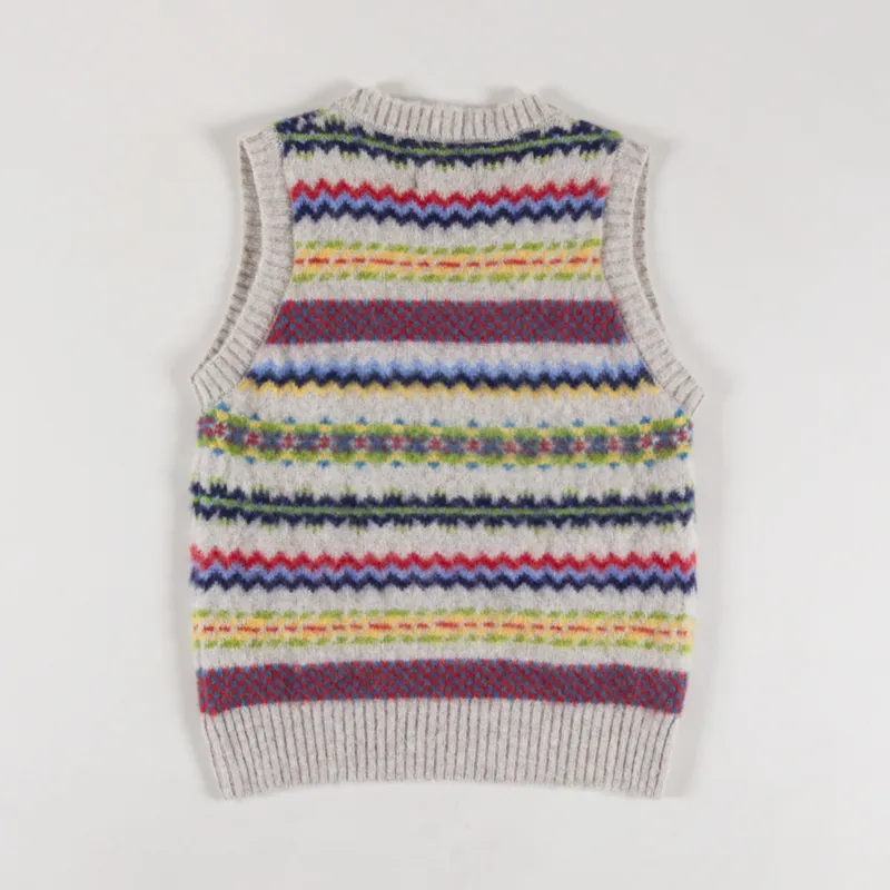 Howlin' Womens My Little Woolen Wonder Knitted Vest Cosmic Latte-5