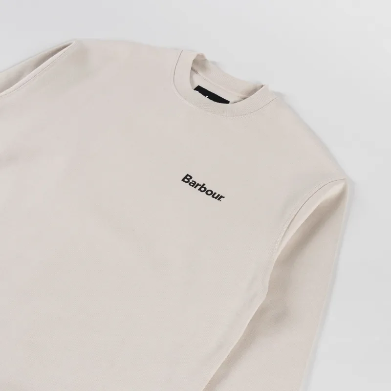 Barbour Nicholas Oversized Crewneck Jumper Mist-3
