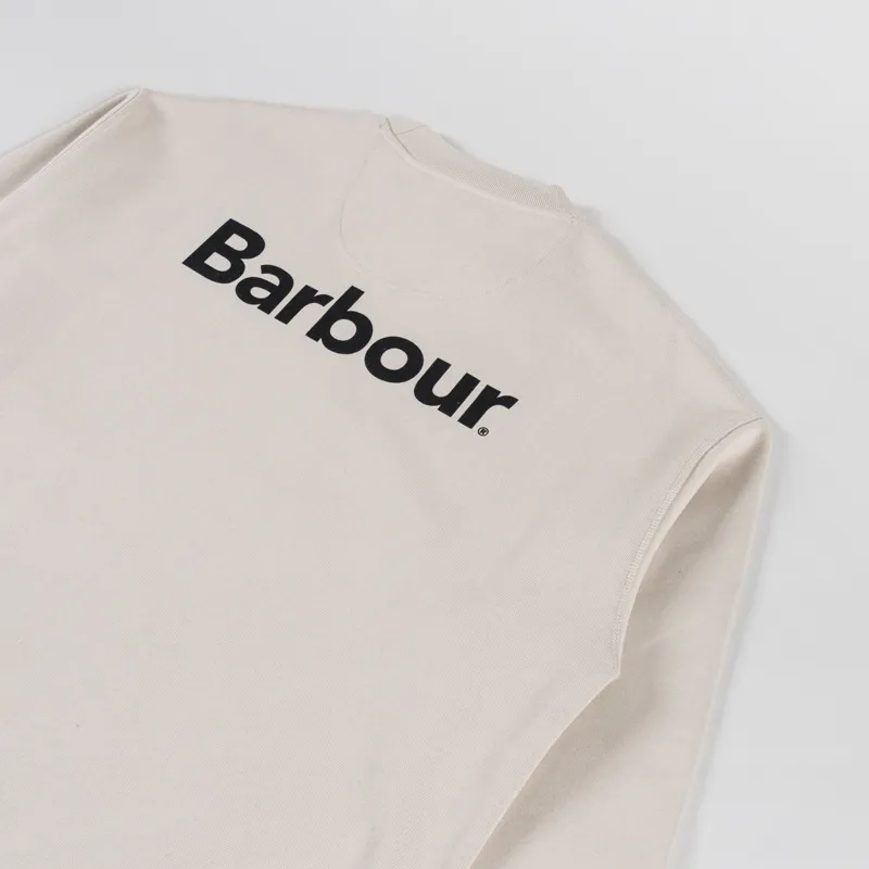 Barbour Nicholas Oversized Crewneck Jumper Mist-2