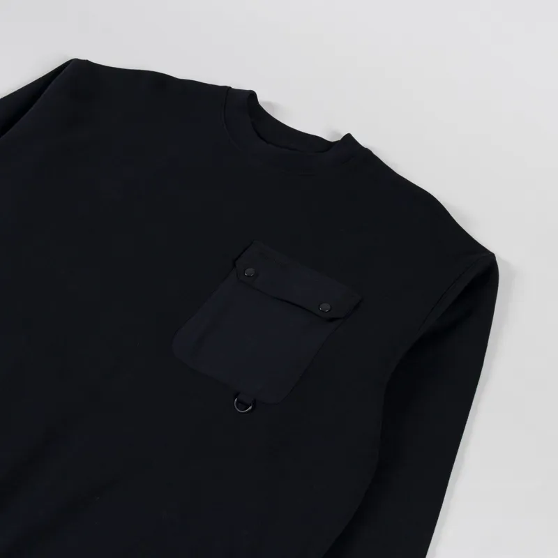 Barbour Leazes Oversized Sweatshirt Black-2