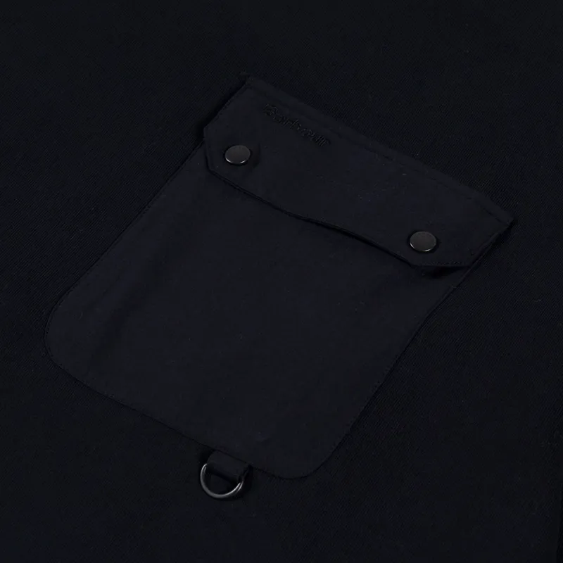 Barbour Leazes Oversized Sweatshirt Black-4