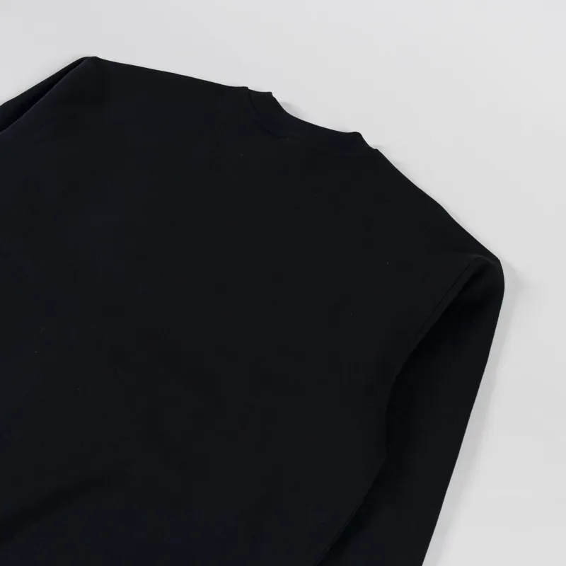 Barbour Leazes Oversized Sweatshirt Black-3