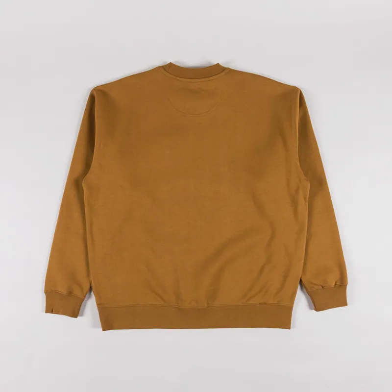 Barbour Leazes Oversized Sweatshirt Bronze-1