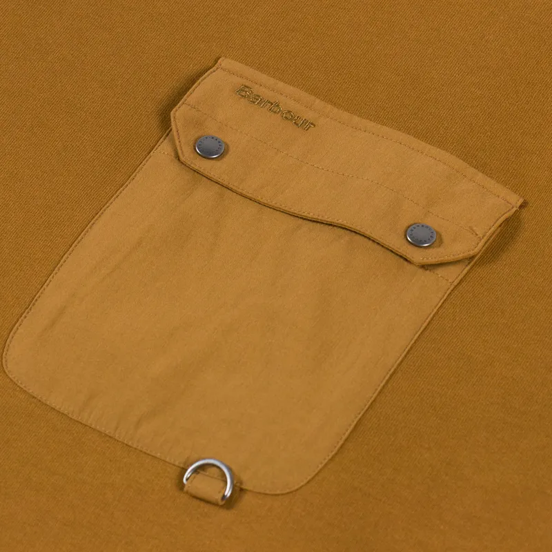 Barbour Leazes Oversized Sweatshirt Bronze-4