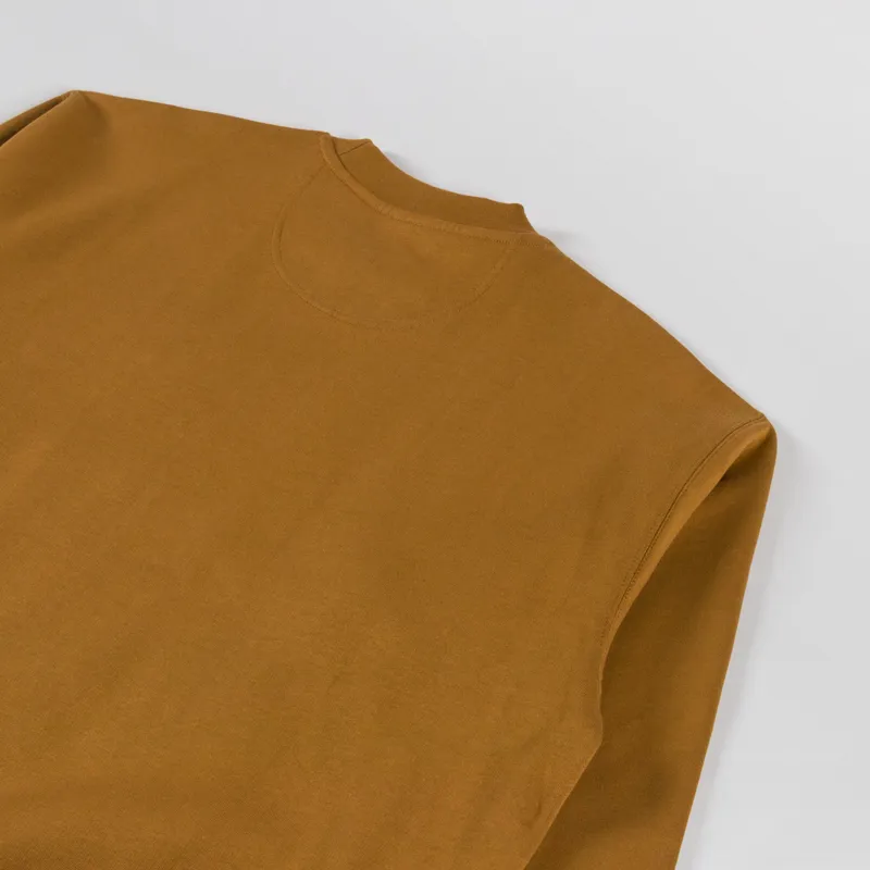 Barbour Leazes Oversized Sweatshirt Bronze-3