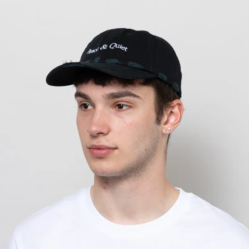 museum of peace & quiet キャップ　黒 Wordmark Hat - Black — Museum of Peace & Quiet