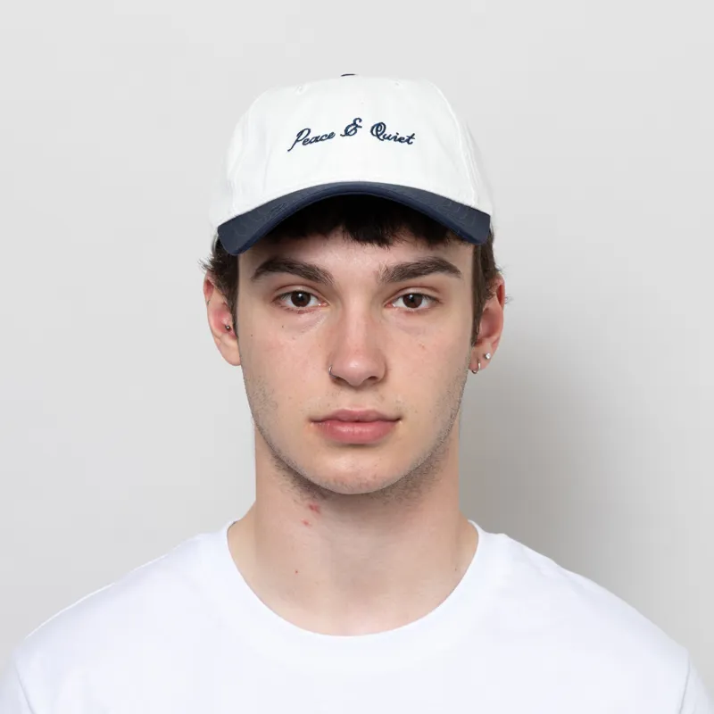 Museum Of Peace And Quiet Signature 2 Tone Dad Cap Navy-1