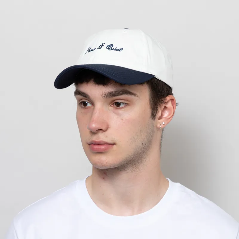 Museum Of Peace And Quiet Signature 2 Tone Dad Cap Navy
