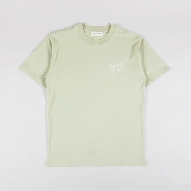 Museum Of Peace And Quiet Warped T Shirt Matcha-1