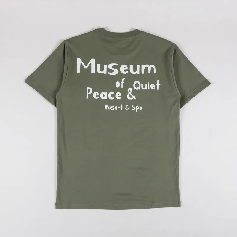 Museum Of Peace And Quiet Resort T Shirt Olive