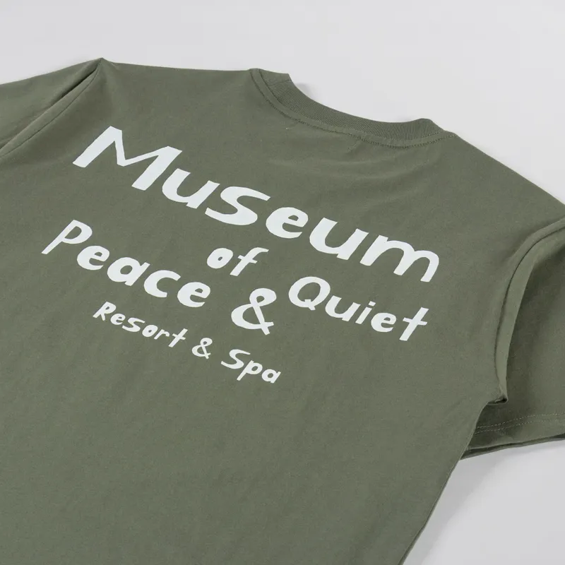 Museum Of Peace And Quiet Resort T Shirt Olive-2