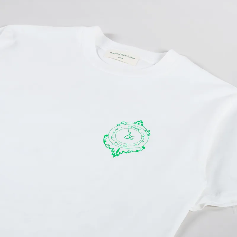 Museum Of Peace And Quiet PQ Seal T Shirt White-3