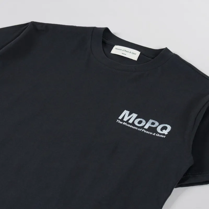 Museum Of Peace And Quiet Contemporary Museum T Shirt Black-3