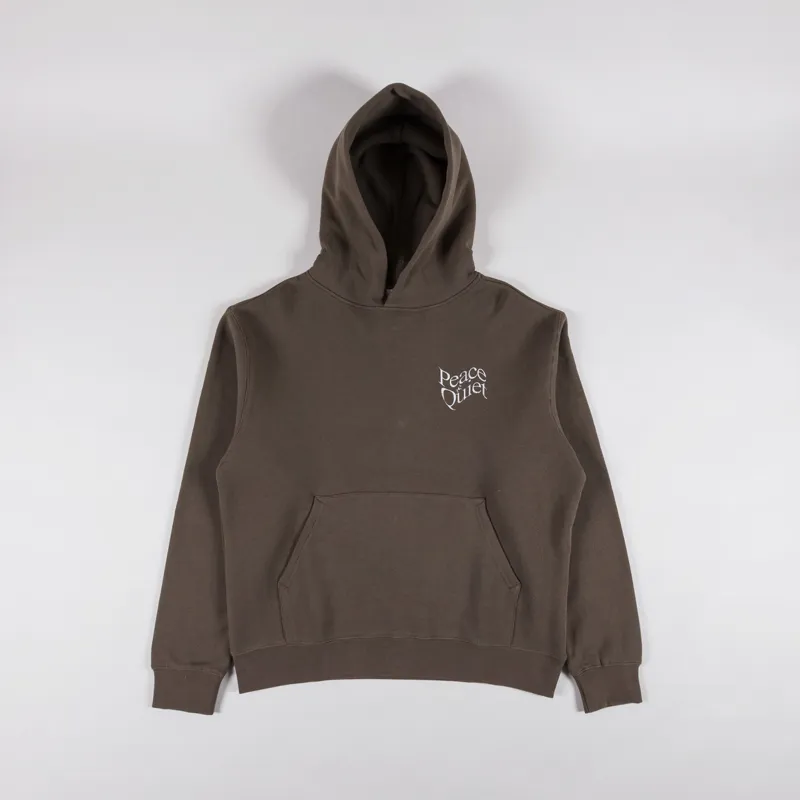 Museum Of Peace And Quiet Warped Hoodie Coffee-1