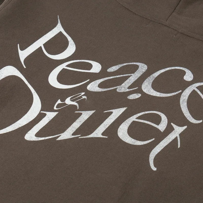 Museum Of Peace And Quiet Warped Hoodie Coffee-4