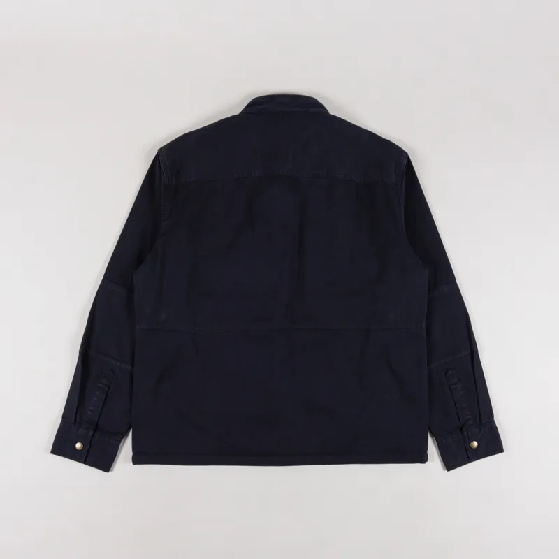 Barbour Oakmoor Oversized Twill Overshirt Black-1