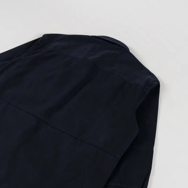 Barbour Oakmoor Oversized Twill Overshirt Black-3