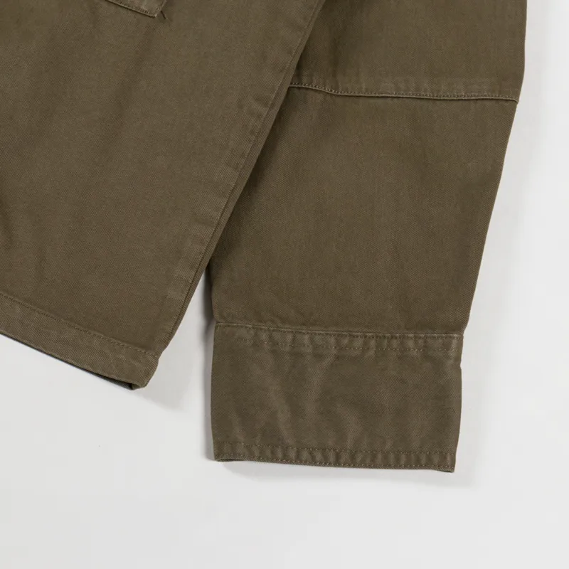 Barbour Oakmoor Oversized Twill Overshirt Light Sage-7