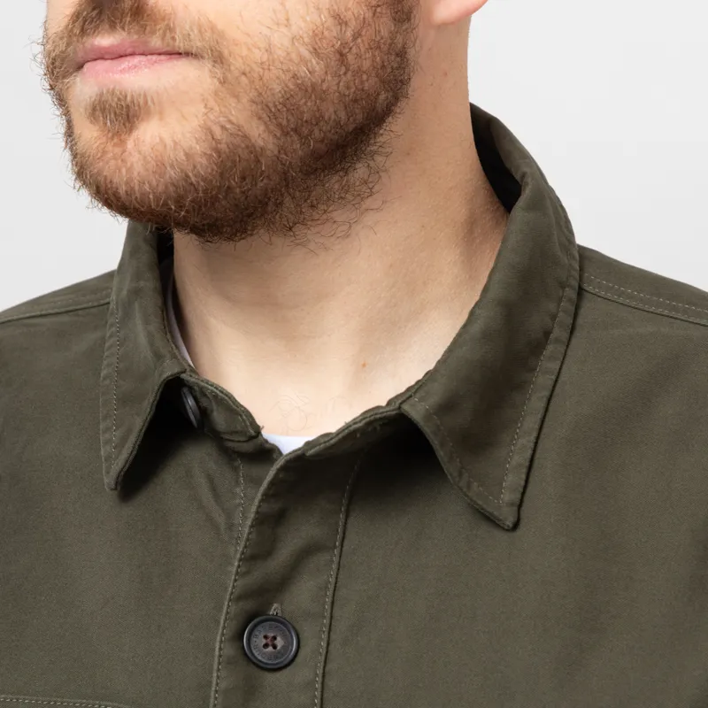 Barbour Newbirch Oversized Overshirt Forest-7