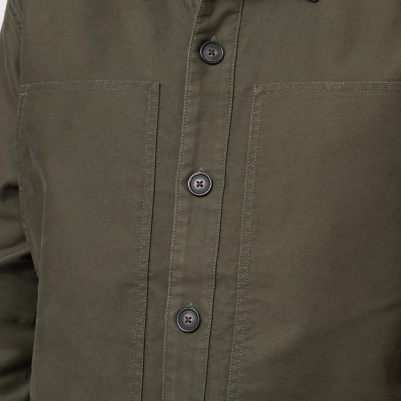 Barbour Newbirch Oversized Overshirt Forest-8