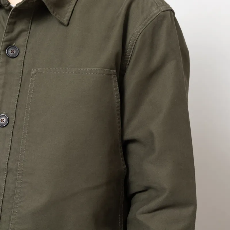 Barbour Newbirch Oversized Overshirt Forest-9