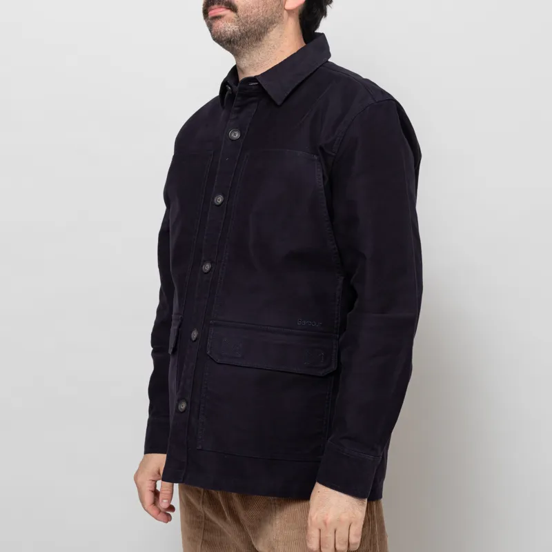 Barbour Newbirch Oversized Overshirt Navy-1