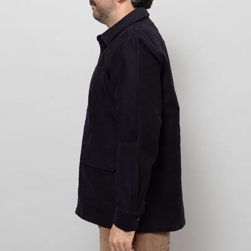 Barbour Newbirch Oversized Overshirt Navy-2