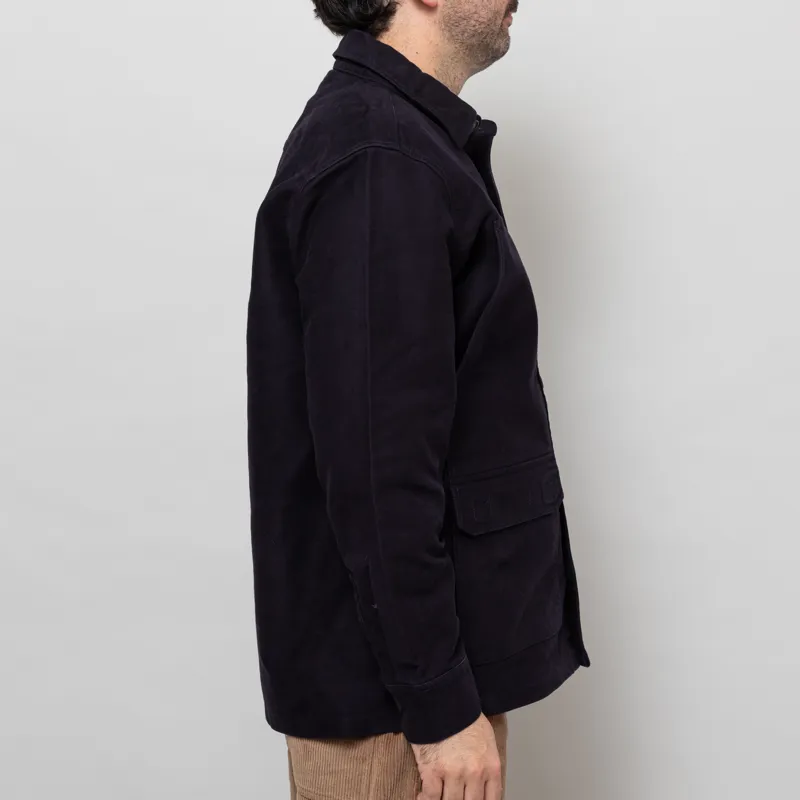 Barbour Newbirch Oversized Overshirt Navy-4