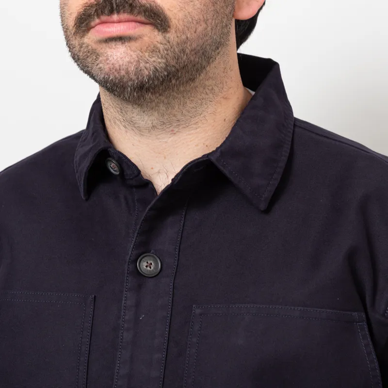 Barbour Newbirch Oversized Overshirt Navy-5