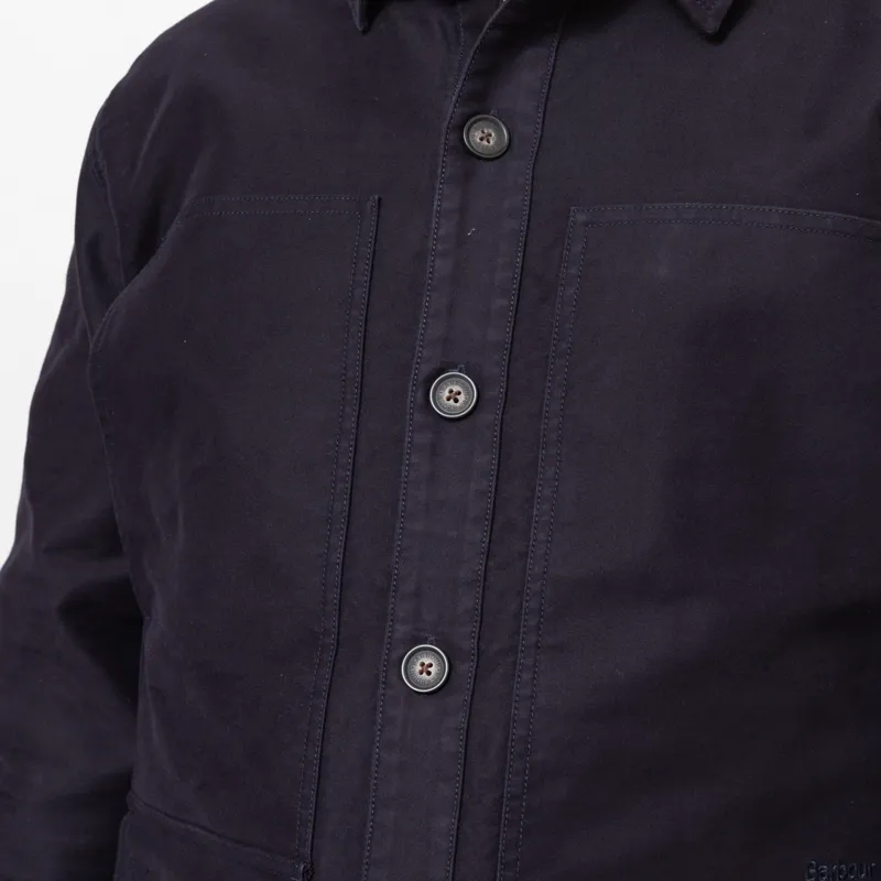Barbour Newbirch Oversized Overshirt Navy-6