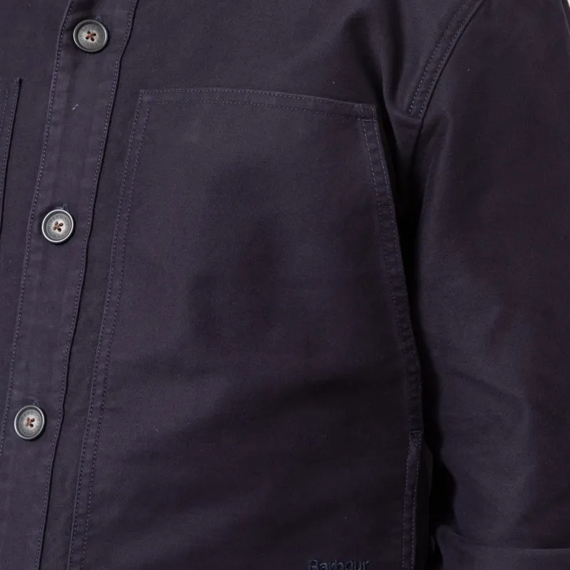 Barbour Newbirch Oversized Overshirt Navy-9