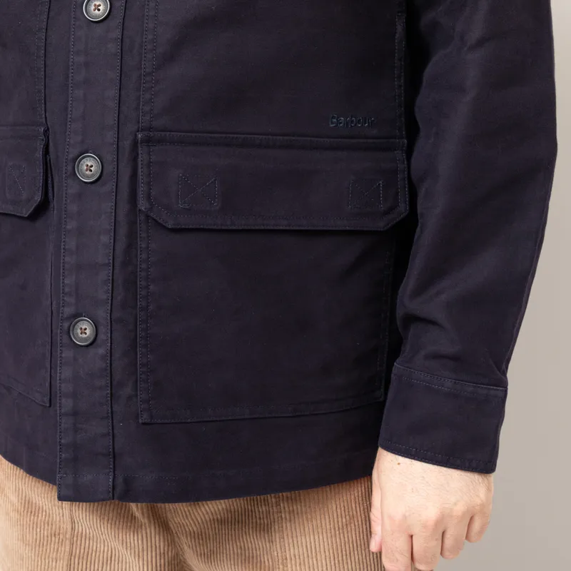 Barbour Newbirch Oversized Overshirt Navy-7