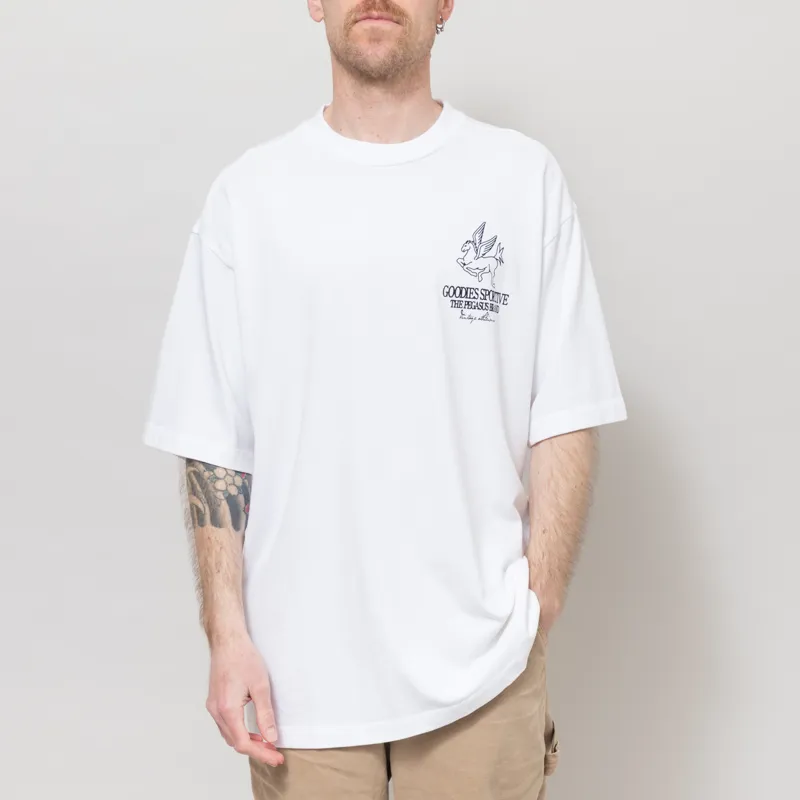 Goodies Sportive Multi Pegasus T Shirt White-3