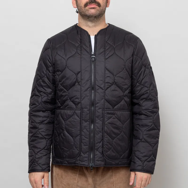 Barbour Re-Engineered Utility Liddesdale Quilted Jacket Black