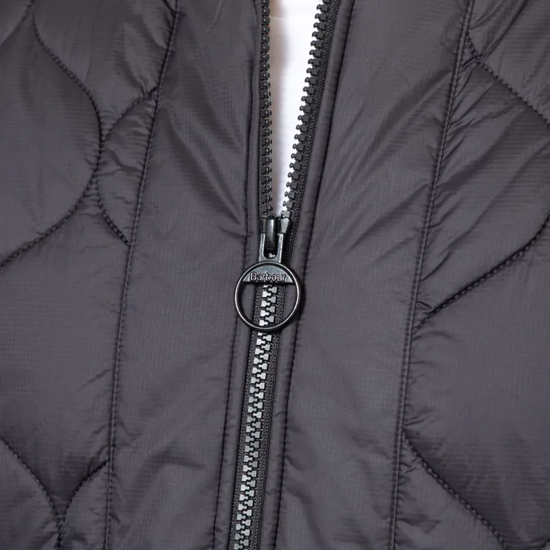 Barbour Re-Engineered Utility Liddesdale Quilted Jacket Black-6