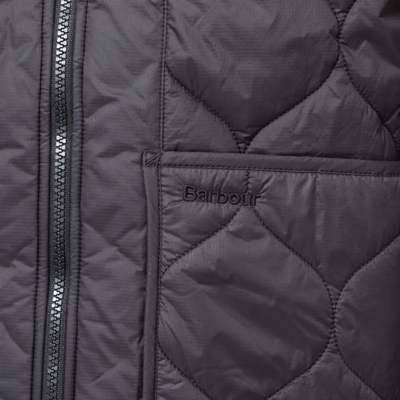 Barbour Re-Engineered Utility Liddesdale Quilted Jacket Black-9
