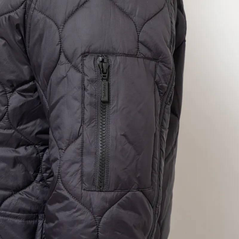 Barbour Re-Engineered Utility Liddesdale Quilted Jacket Black-8