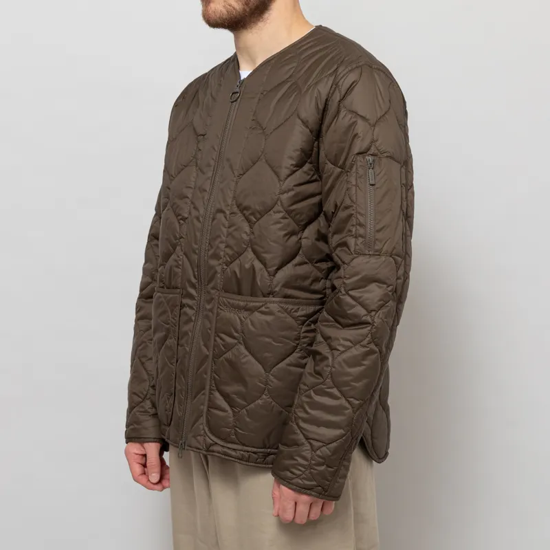 Barbour Re-Engineered Utility Liddesdale Quilted Jacket Dark Olive-3
