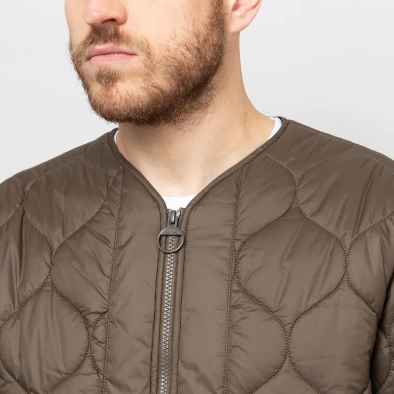 Barbour Re-Engineered Utility Liddesdale Quilted Jacket Dark Olive-6