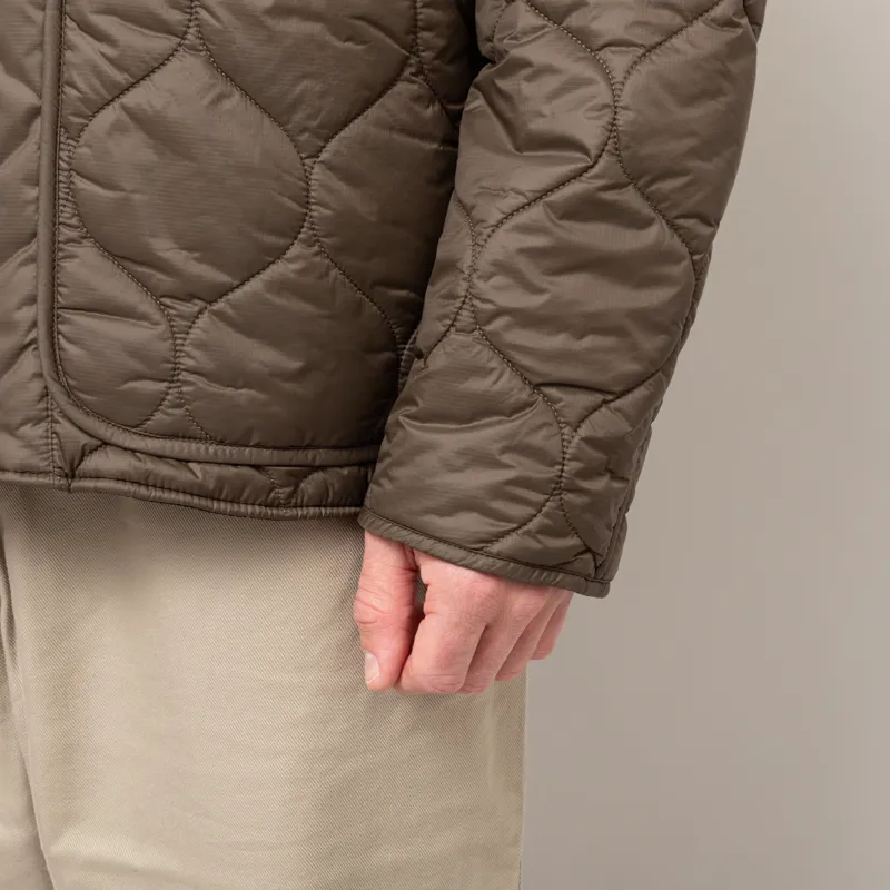 Barbour Re-Engineered Utility Liddesdale Quilted Jacket Dark Olive-9