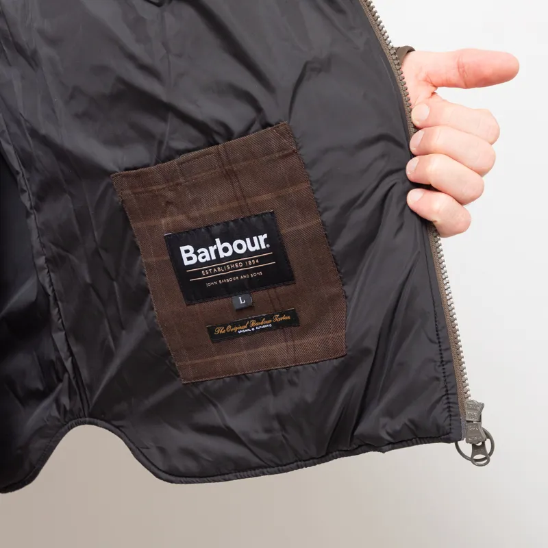 Barbour Re-Engineered Utility Liddesdale Quilted Jacket Dark Olive-8