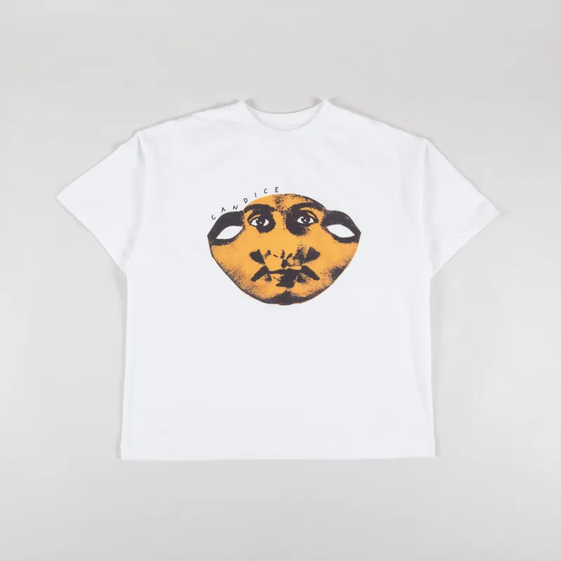 CANDICE Mirror Heavyweight T Shirt White