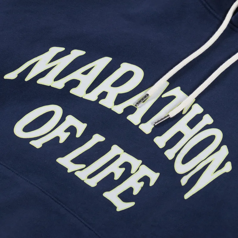 Pompeii Marathon Hoodie Navy-4