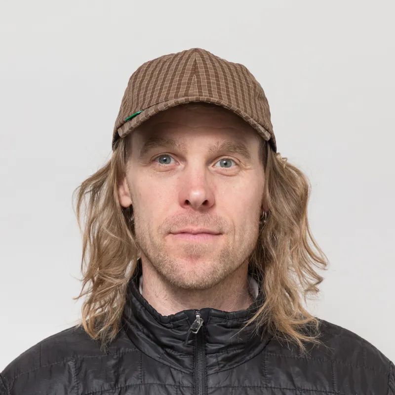 CANDICE Murray Hat Plaid Brown-1