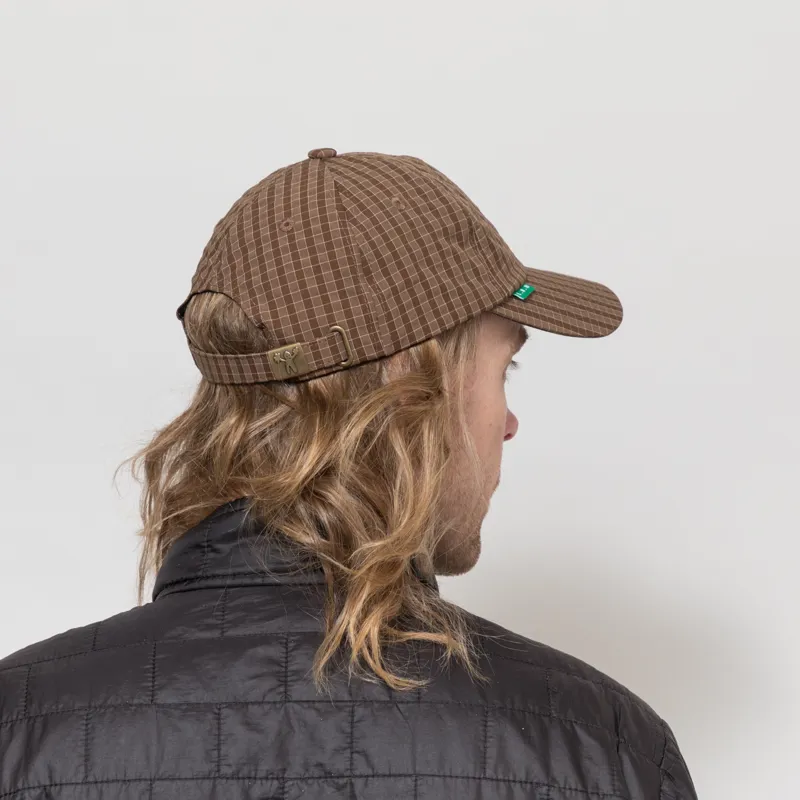 CANDICE Murray Hat Plaid Brown-2