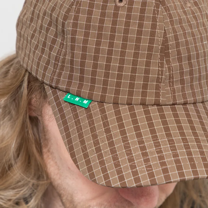 CANDICE Murray Hat Plaid Brown-3