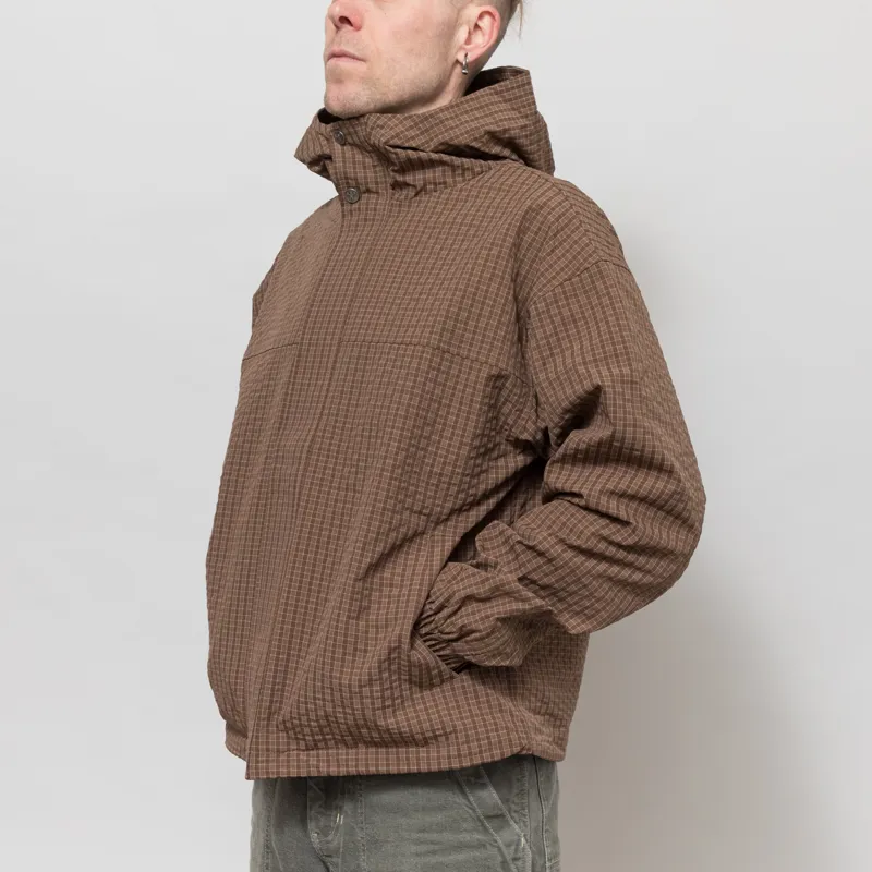 CANDICE Murray Windbreaker Brown Plaid-1