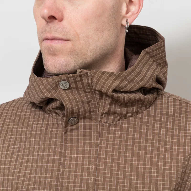 CANDICE Murray Windbreaker Brown Plaid-3